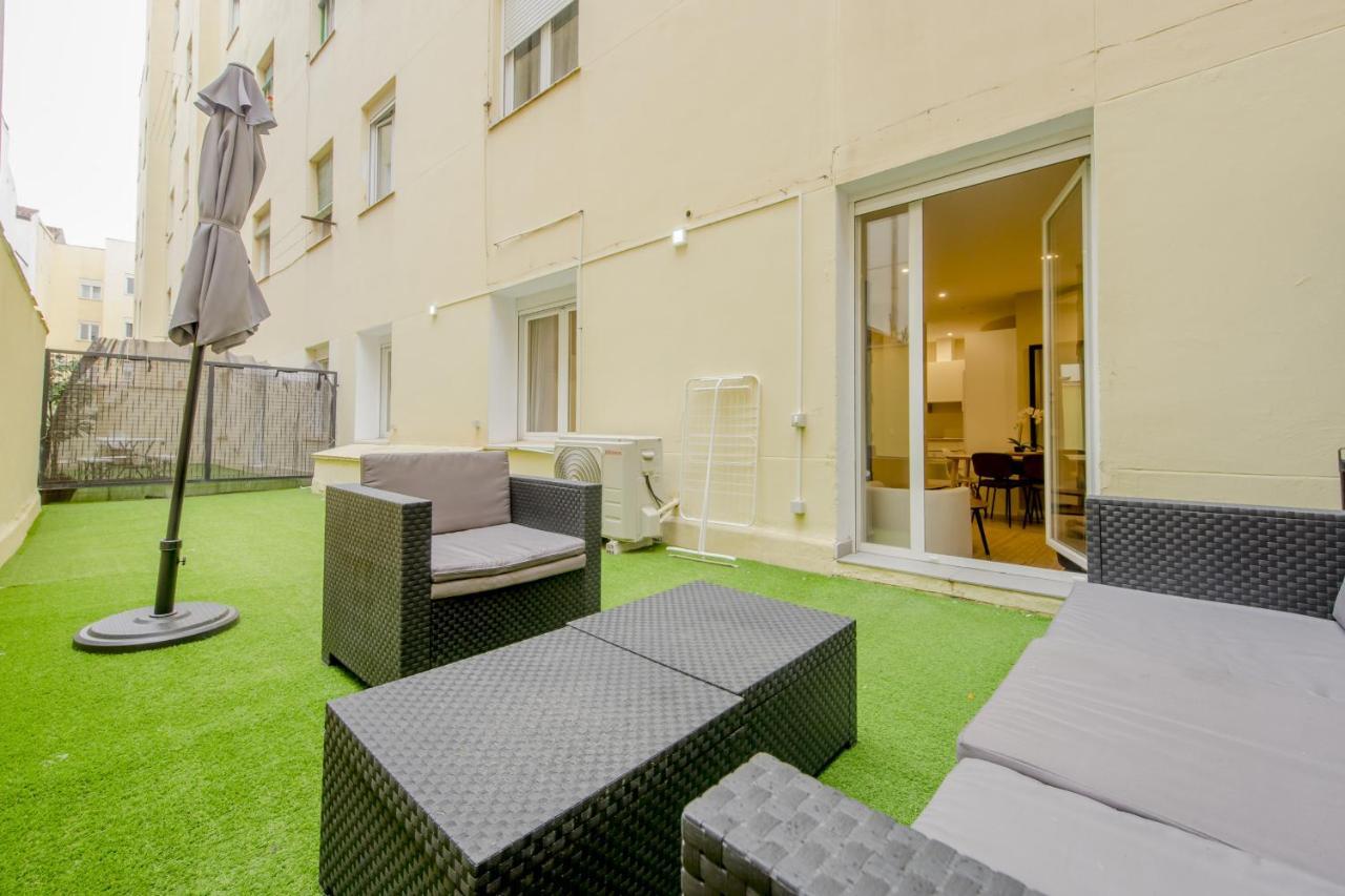 Acogedor Apt 3 Habitaciones Y Terraza En El Centro Madrid Exterior foto